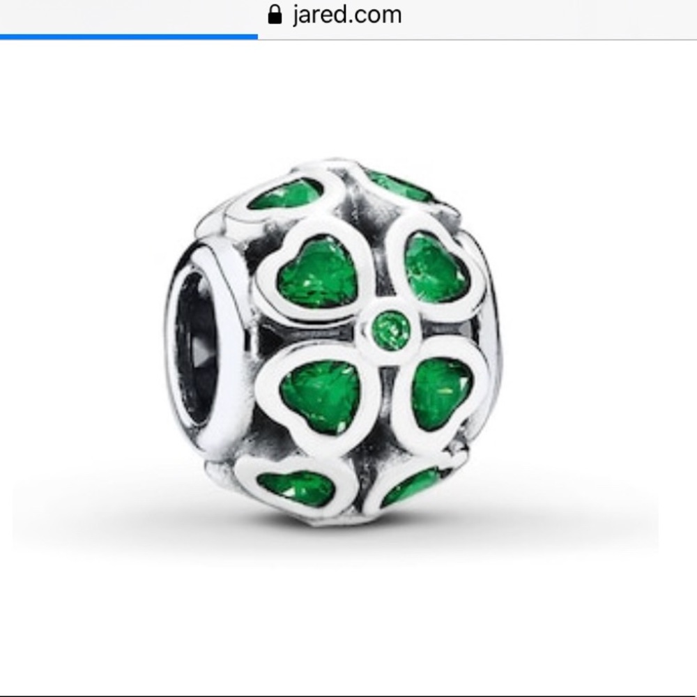 Four leaf clover pandora charm